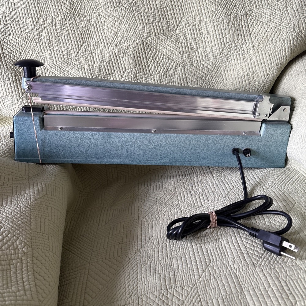 PFS-400 16" 600W Manual Impulse Heat Sealer Plastic PolyBag SealingMachine Works